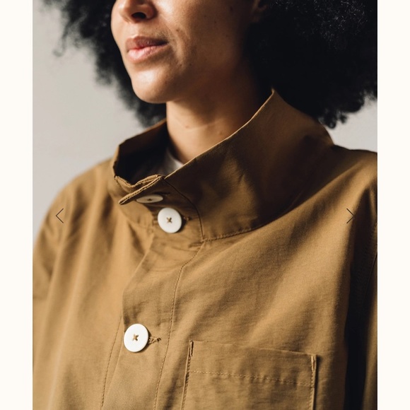 Jesse Kamm Japanese weather cloth jacket Tobacco - small - Picture 7 of 16